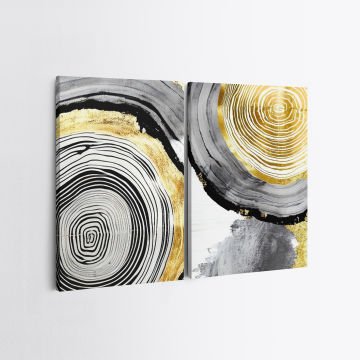 2 Parçalı Kanvas Tablo 70cm x 100cm - 2 Parça