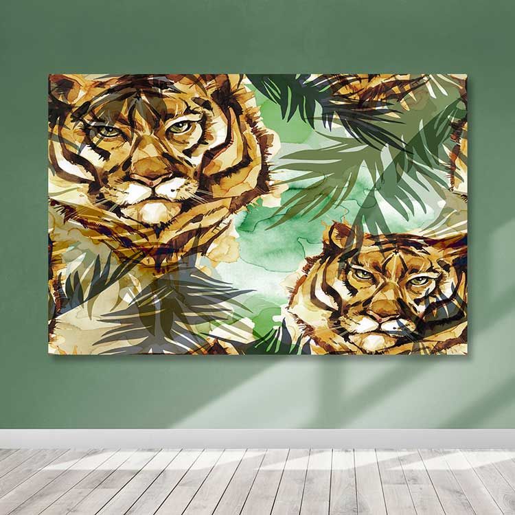 Dev Boyut Kanvas Tablo 100cm x 140cm