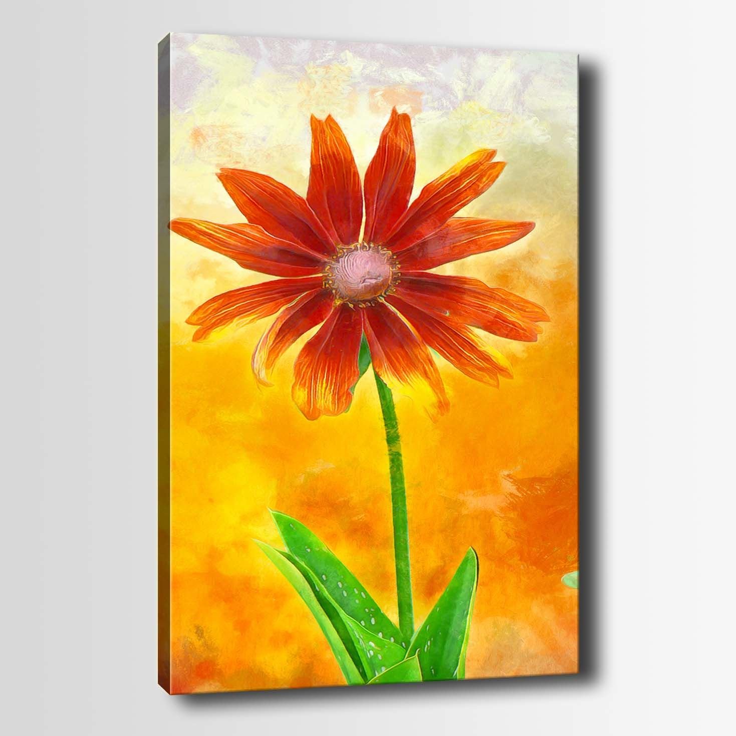 Çiçek Kanvas Tablo