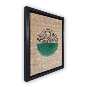 Siyah L Çerçeveli Tablo 36cm x 46cm