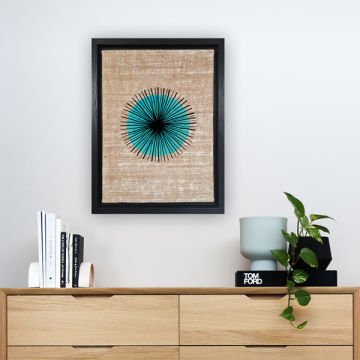 Siyah L Çerçeveli Tablo 66cm x 96cm