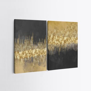 2 Parçalı Kanvas Tablo 50cm x 70cm - 2 Parça