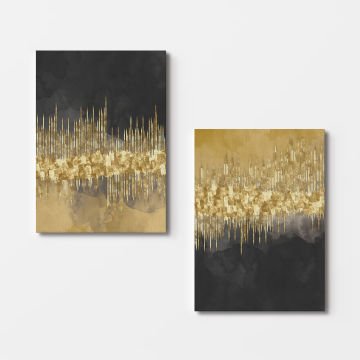 2 Parçalı Kanvas Tablo 50cm x 70cm - 2 Parça