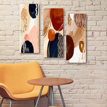 3 Parçalı Mdf Tablolar 20cm x 50cm