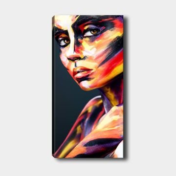 Dikey Kanvas Tablo 60cm x140cm