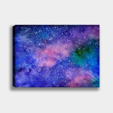 Renkli Soyut Kanvas Tablo 70cm x 100cm