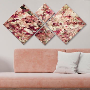 4 Parçalı Mdf Tablo