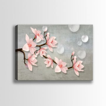 Çiçek Kanvas Tablo 50x70cm