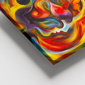 Dev Boyut Kanvas Tablo 100cm x 140cm