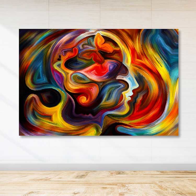 Dev Boyut Kanvas Tablo 100cm x 140cm