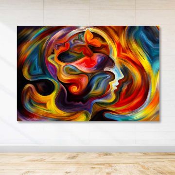 Dev Boyut Kanvas Tablo 100cm x 140cm