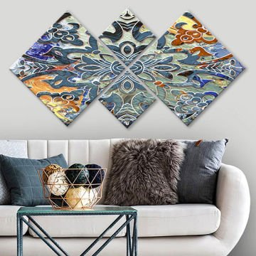 4 Parçalı Mdf Tablo