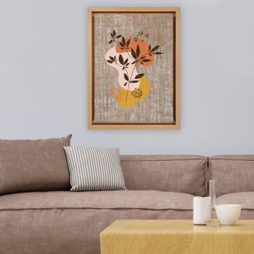 Naturel L Çerçeveli Tablo 36cm x 46cm