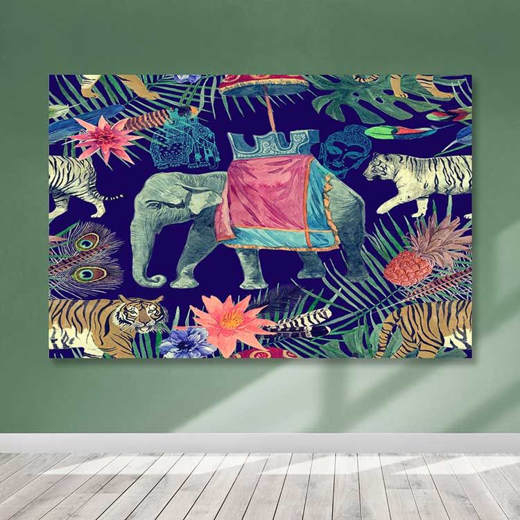 Dev Boyut Kanvas Tablo 100cm x 140cm
