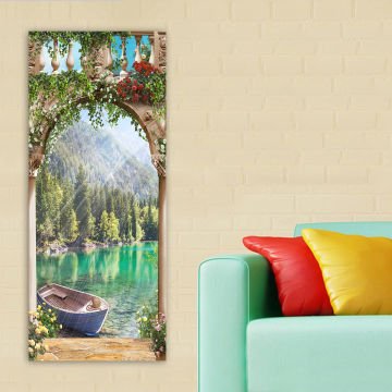 Dikey Kanvas Tablo 60cm x140cm
