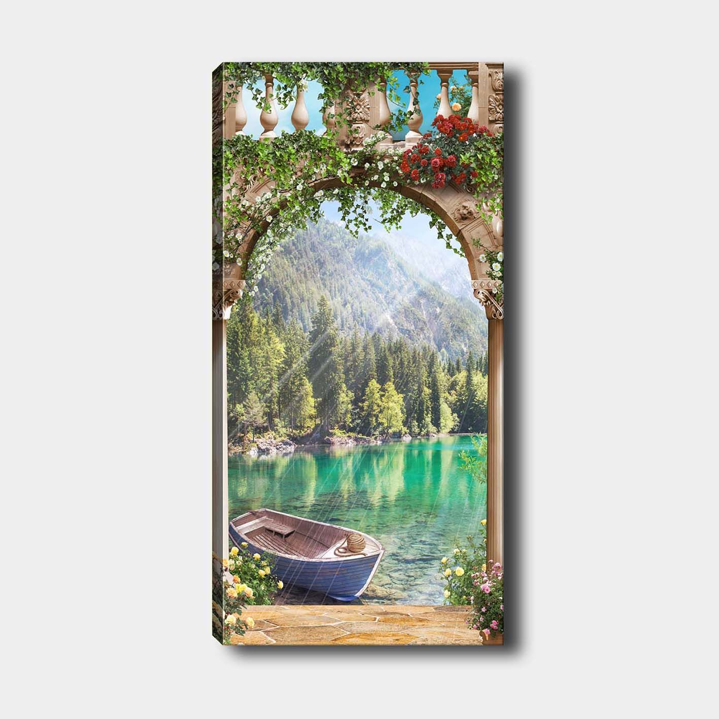Dikey Kanvas Tablo 60cm x140cm