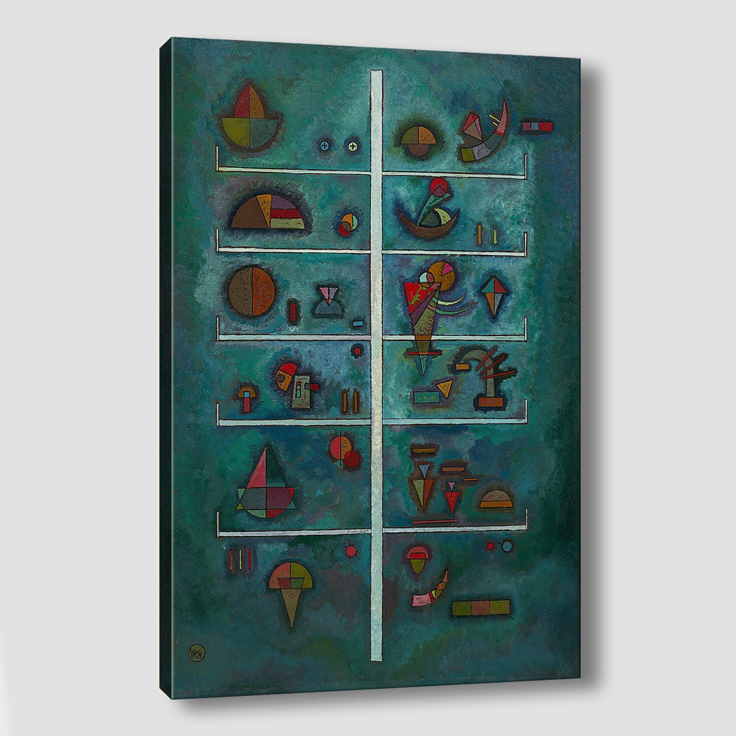 Wassily Kandinsky levels Kanvas Tablo
