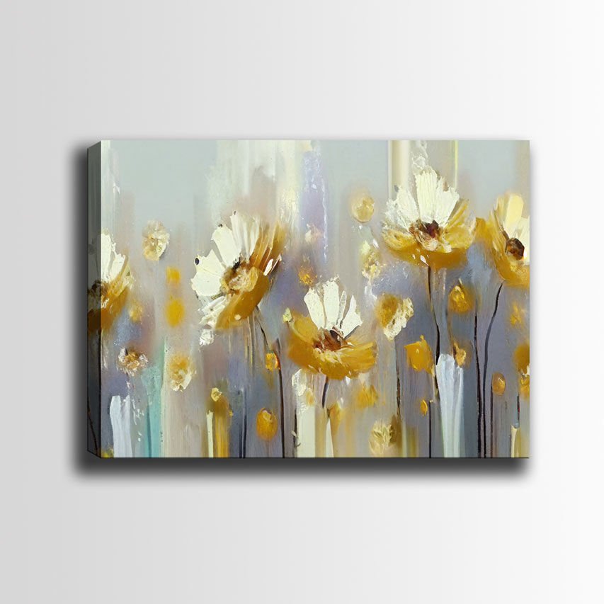 Çiçek Kanvas Tablo 30cm x 40cm