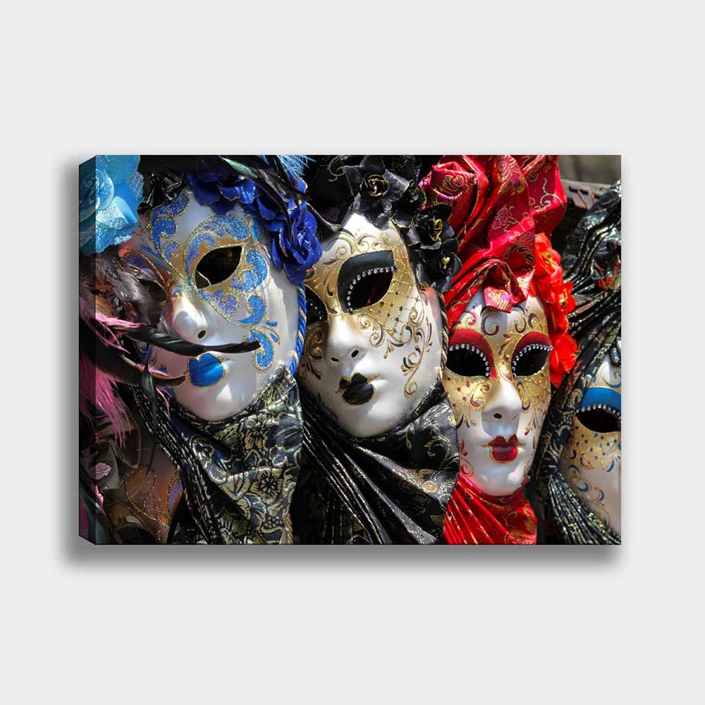 Maskeler Kanvas Tablo 30cm x 40cm