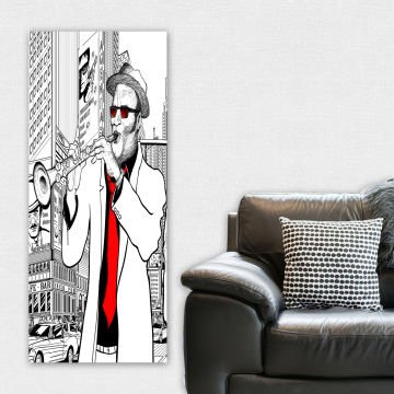 Dikey Kanvas Tablo 40cm x 100cm