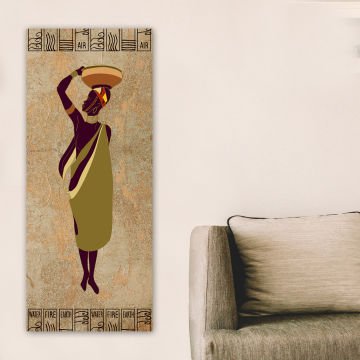 Dikey Kanvas Tablo 40cm x 100cm