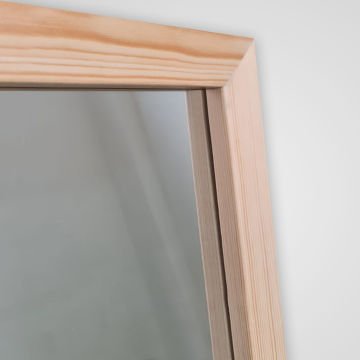 Naturel Ayaklı Boy Aynası 45cm x 145cm