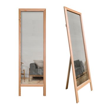 Naturel Ayaklı Boy Aynası 45cm x 145cm