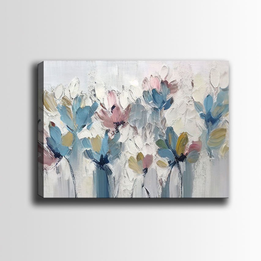 Çiçek Kanvas Tablo 90cm x 130cm
