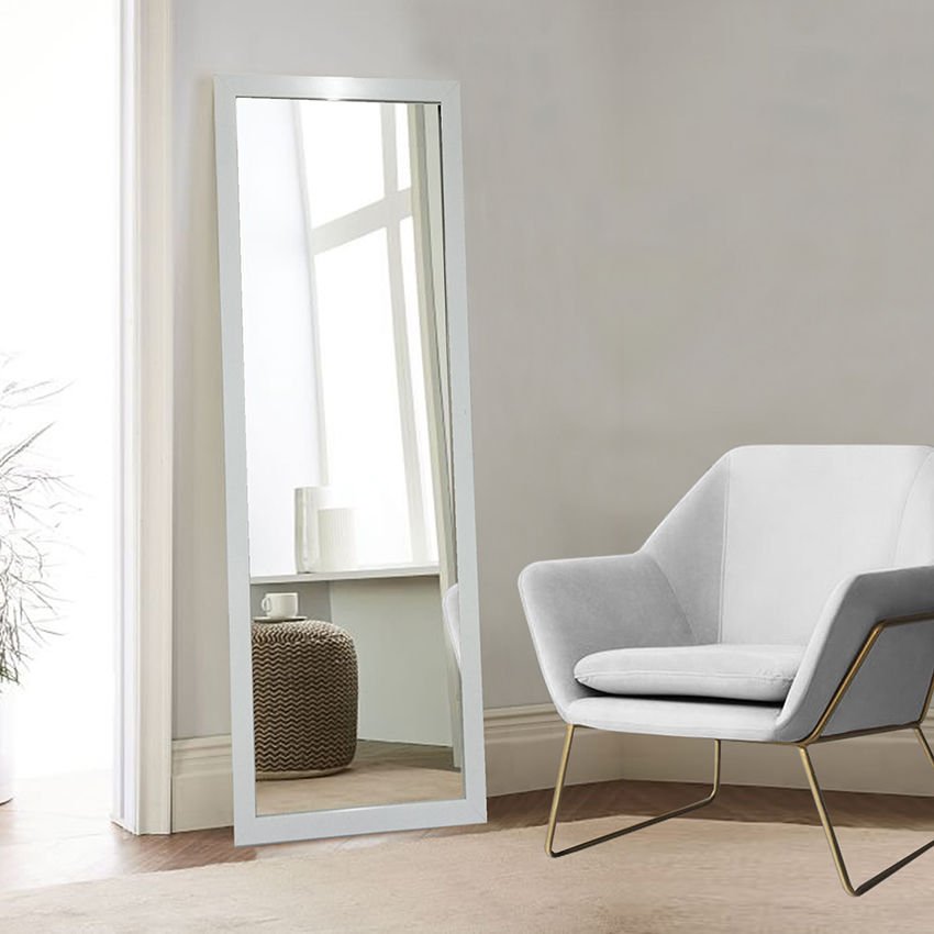 Beyaz Boy Aynası 40cm x 105cm