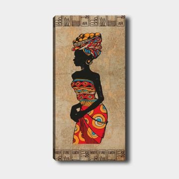 Dikey Kanvas Tablo 50cm x 120cm