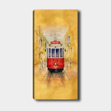 Dikey Kanvas Tablo 40cm x 100cm