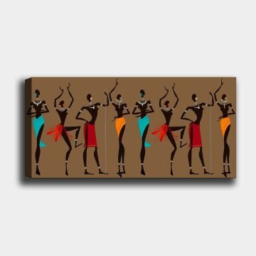 Yatay Kanvas Tablo 60cm x140cm