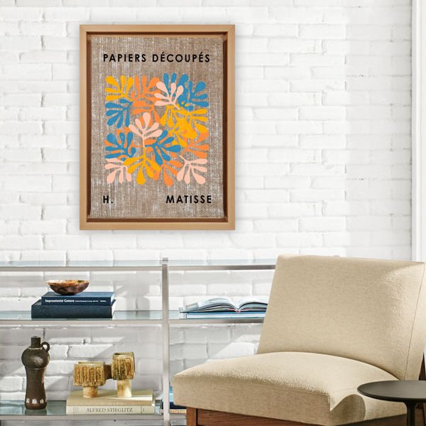 Naturel L Çerçeveli Tablo 96cm x 136cm