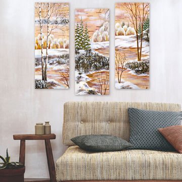 3 Parça Mdf Tablo 20cm x 50cm