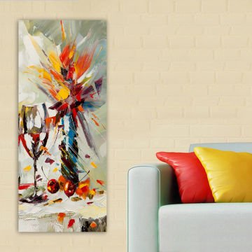 Dikey Kanvas Tablo 50cm x 120cm