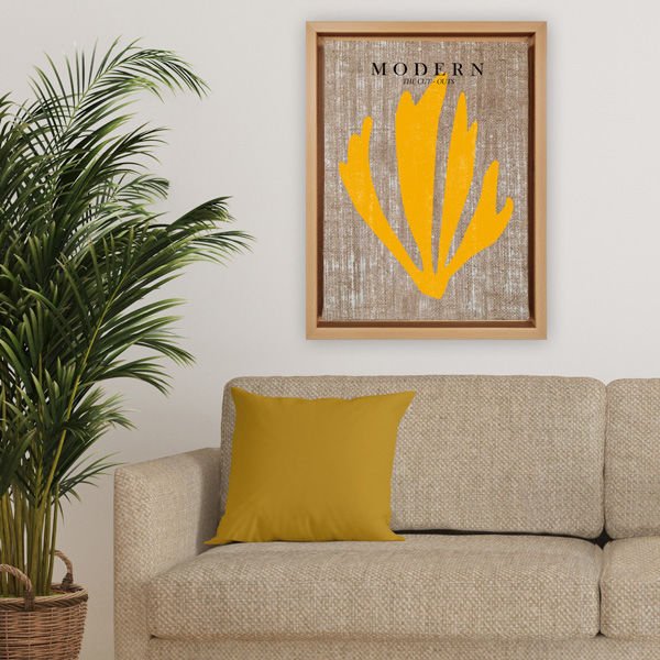 Naturel L Çerçeveli Tablo 66cm x 96cm