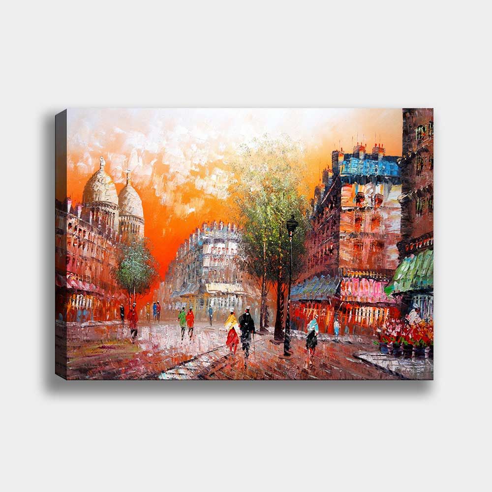 Gün Batımı Manzara Kanvas Tablo 30cm x 40cm