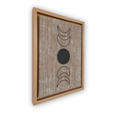 Naturel L Çerçeveli Tablo 66cm x 96cm