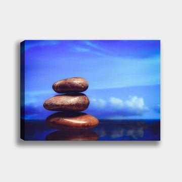 Taşlar Dekoratif Kanvas Tablo