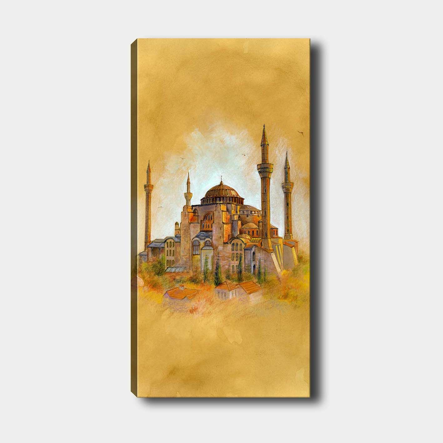 Dikey Kanvas Tablo 40cm x 100cm