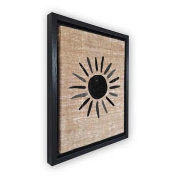 Siyah L Çerçeveli Tablo 96cm x 136cm