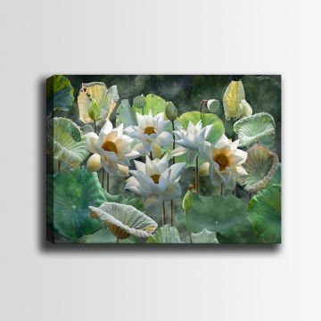 Çiçek Kanvas Tablo 90cm x 130cm