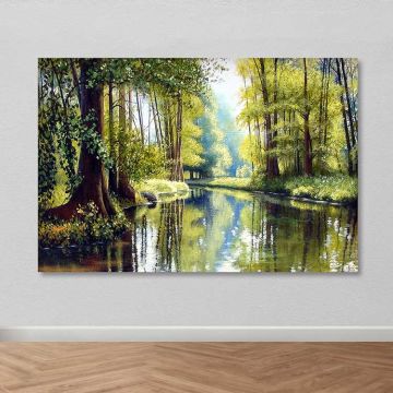 Dev Boyut Kanvas Tablo 100cm x 140cm