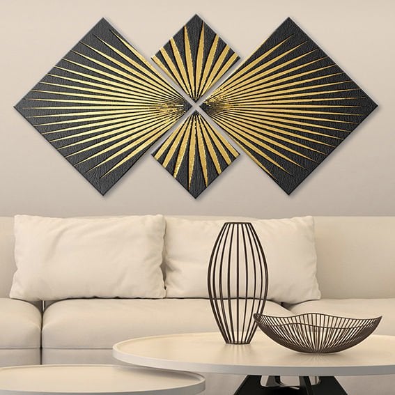 4 Parçalı Mdf Tablo