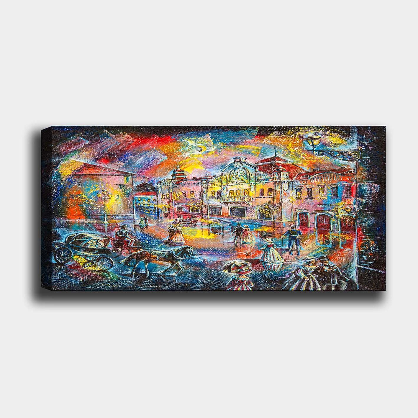 Yatay Kanvas Tablo 50cm x 120cm