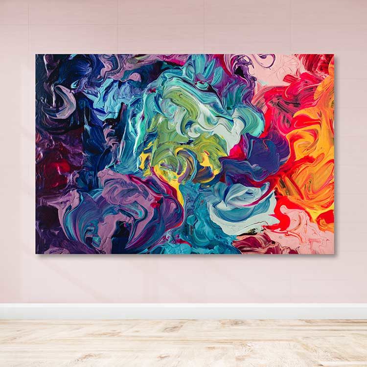 Dev Boyut Kanvas Tablo 100cm x 140cm