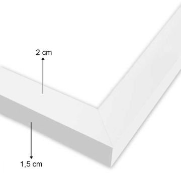 Beyaz Çerçeveli Tablolar 55cm x 75cm