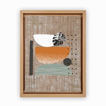 Naturel L Çerçeveli Tablo 36cm x 46cm