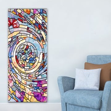 Dikey Kanvas Tablo 40cm x 100cm