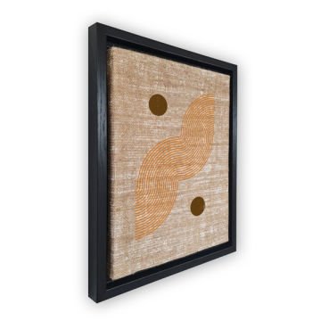 Siyah L Çerçeveli Tablo 96cm x 136cm